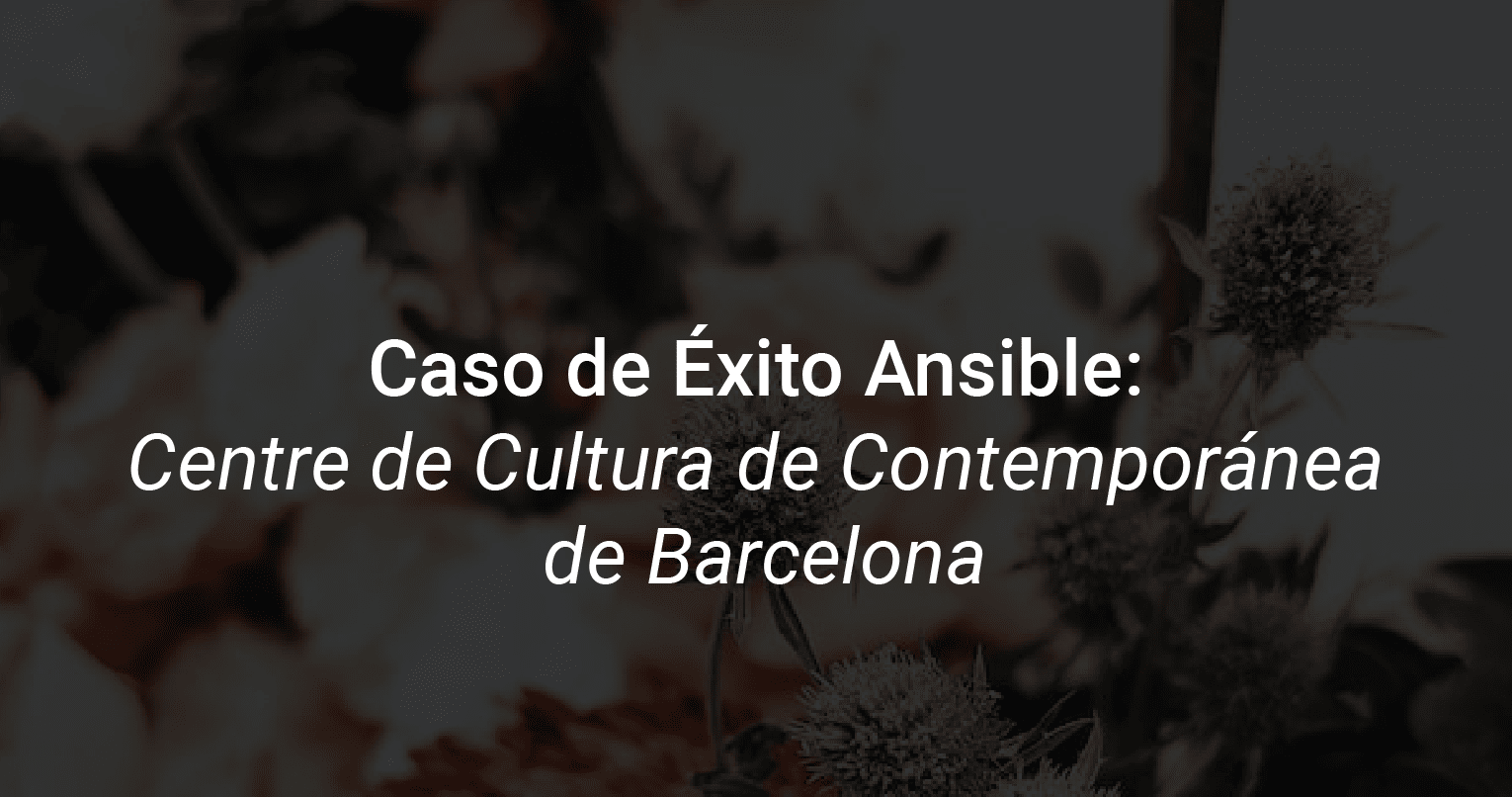 Caso de éxito de el centro de Cultura Contemporánea de Barcelona